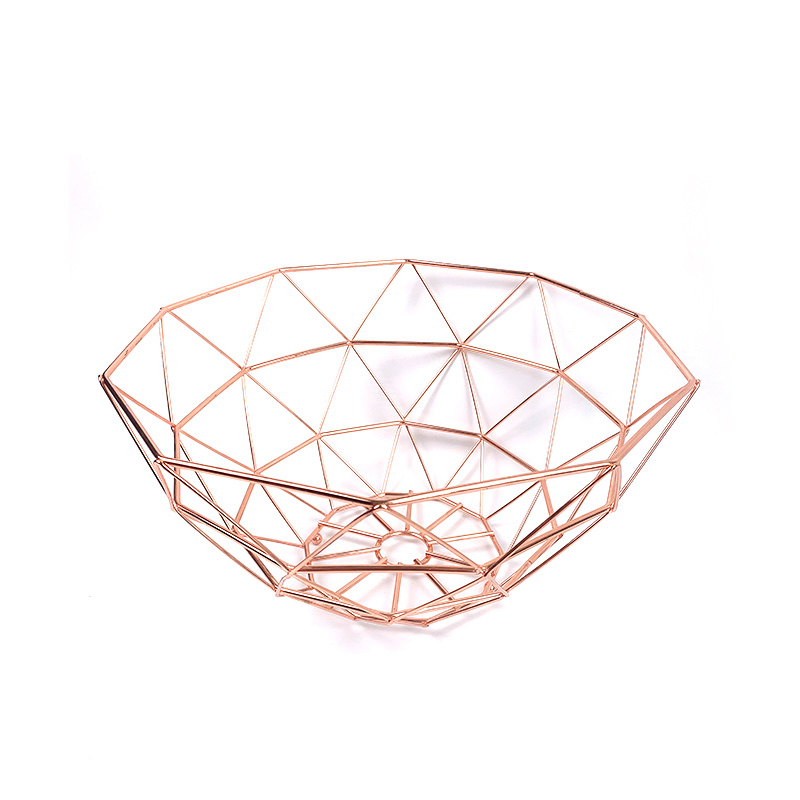 Zhaosheng Hardware - Cesta de frutas de hierro para el hogar, mesa, drenaje, encimera, almacenamiento, cesta de frutas