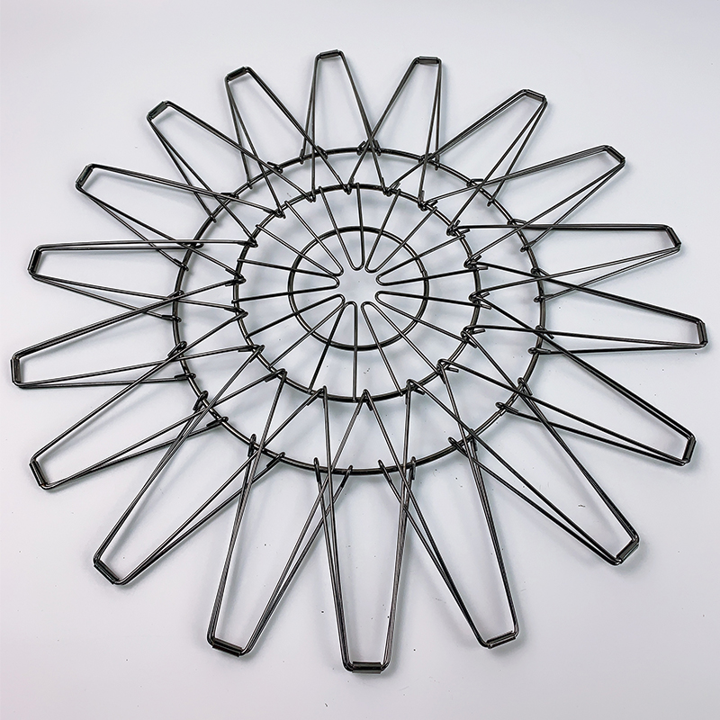 Zhaosheng Hardware - Cesta de almacenamiento plegable de alambre para decoración del hogar