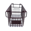 Zhaosheng Hardware - Cesta de alambre apilable, almacenamiento de cocina en el hogar, cesta de verduras de metal, organización de despensa