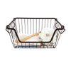 Zhaosheng Hardware - Cestas de almacenamiento apilables, cesta de alambre de metal para cocina, despensa del hogar