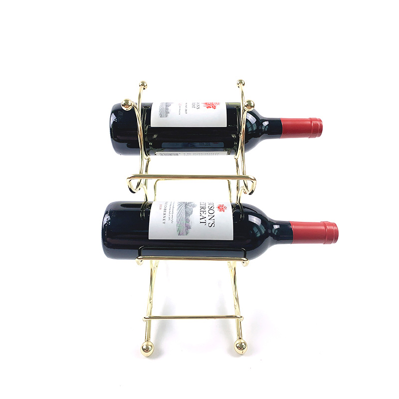 Zhaosheng Hardware - Soporte independiente para almacenamiento de botellas de vino, estante para 6 botellas