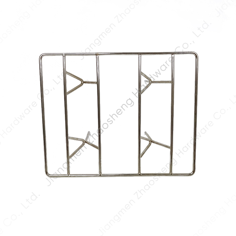 Zhaosheng Hardware - Parrilla para Costillas para Barbacoa, Parrilla para Patas de Pollo de Acero Inoxidable, Parrilla para Carne a la Parrilla para Barbacoa