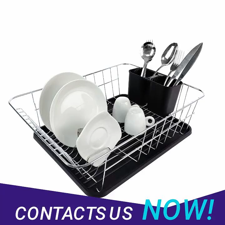 Zhaosheng Hardware - Escurreplatos con soporte para cubiertos y bandeja