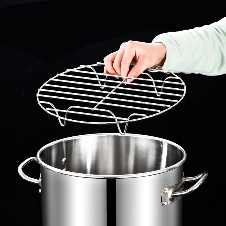 Zhaosheng Hardware - Rejilla redonda de acero inoxidable para freidora de aire