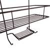 Zhaosheng - Estante de baño marrón moderno, soportes de almacenamiento, organizador de baño, estante de ducha, carrito de ducha