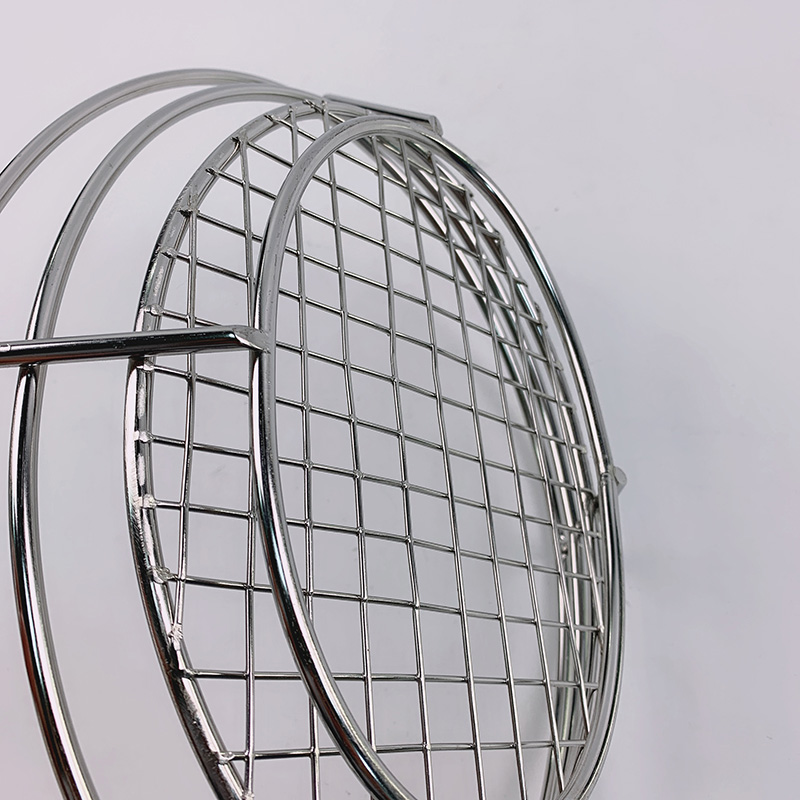 Zhaosheng Hardware - Cesta para servir mesa de comida rápida Cesta para pan ovalada de acero inoxidable