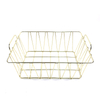 Zhaosheng Hardware - Cesta de malla para uso general, organizador de oficina, cocina, cesta de almacenamiento de metal duradera