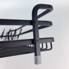 Zhaosheng Hardware - Escurridor de platos de cocina de un solo nivel, estante para platos de aluminio negro