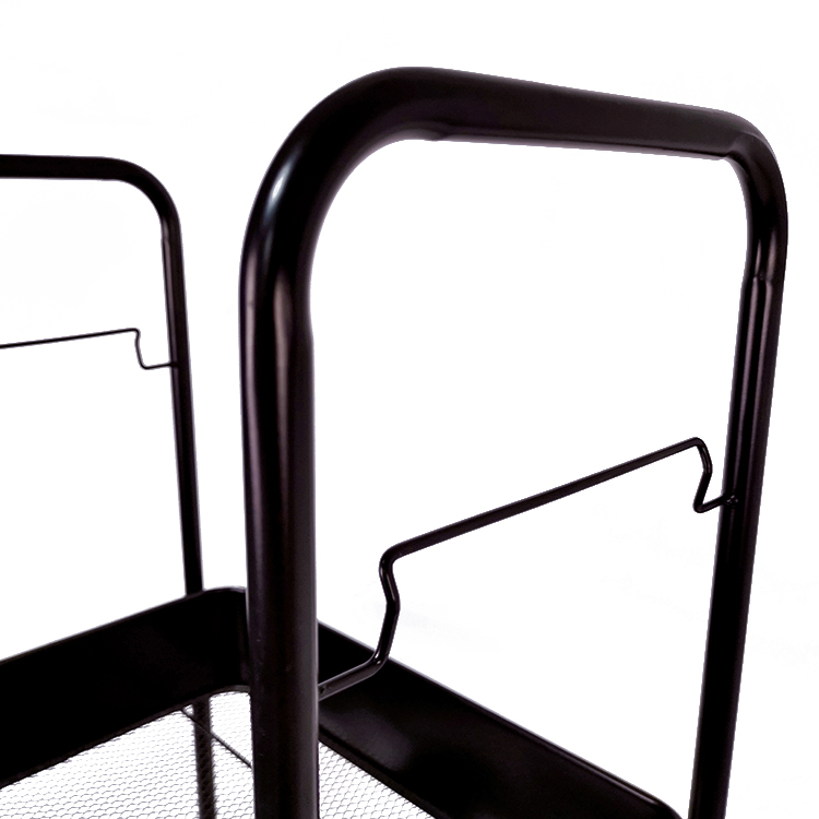 Zhaosheng Hardware - Carro utilitario con ruedas de metal Carro de almacenamiento móvil Carro de arte artesanal para cocina, baño, oficina