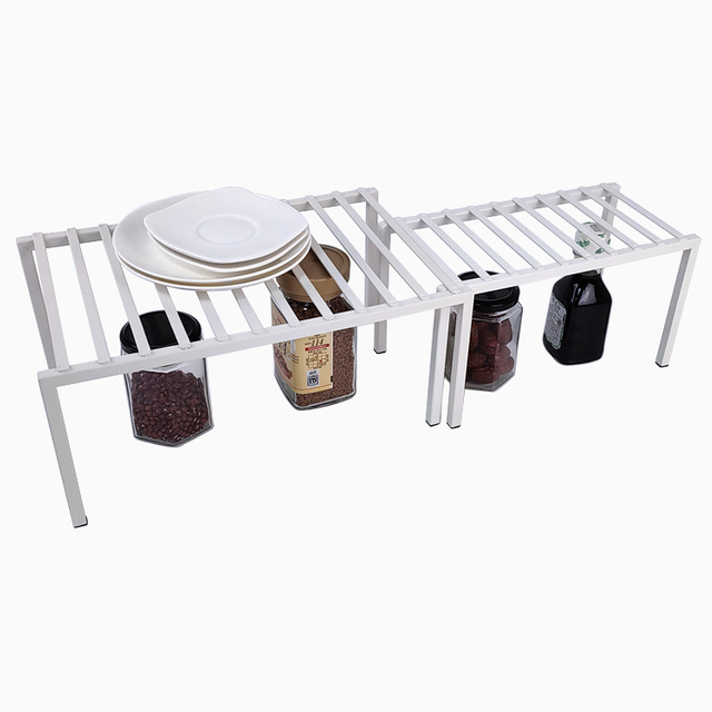 Zhaosheng Hardware - Organizador de estantes para especias, gabinete expandible y organizador de estantes para mostrador