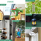 Zhaosheng Hardware - Soporte de pared para plantas, gancho de metal para colgar cestas, linternas, campanillas de viento
