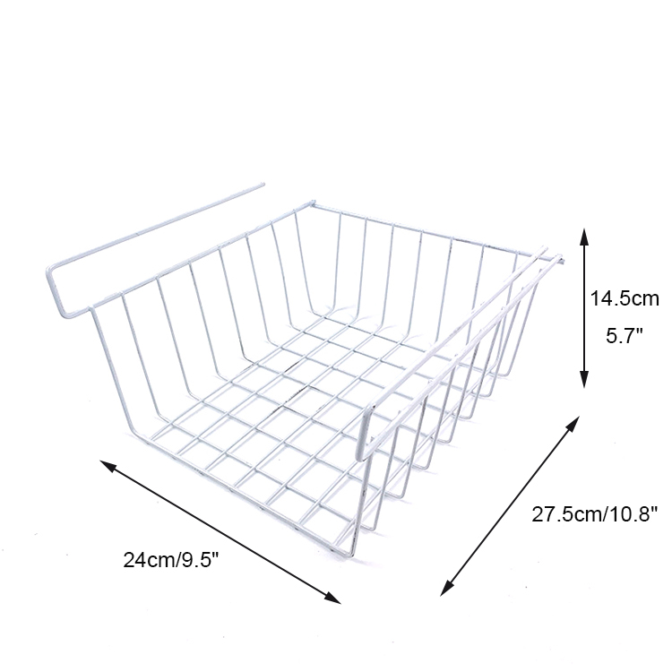Zhaosheng Hardware - Cesta debajo del gabinete Cesta de almacenamiento de alambre de metal de hierro