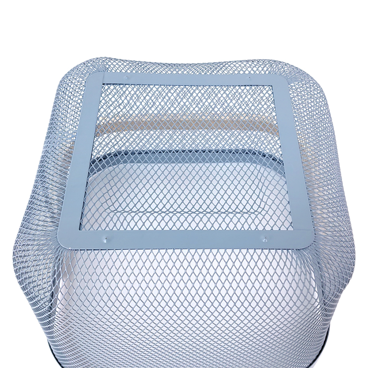 Zhaosheng Hardware - Cesta portátil para picnic, frutas, verduras, artículos diversos, cesta de metal, cesta de almacenamiento de malla de alambre