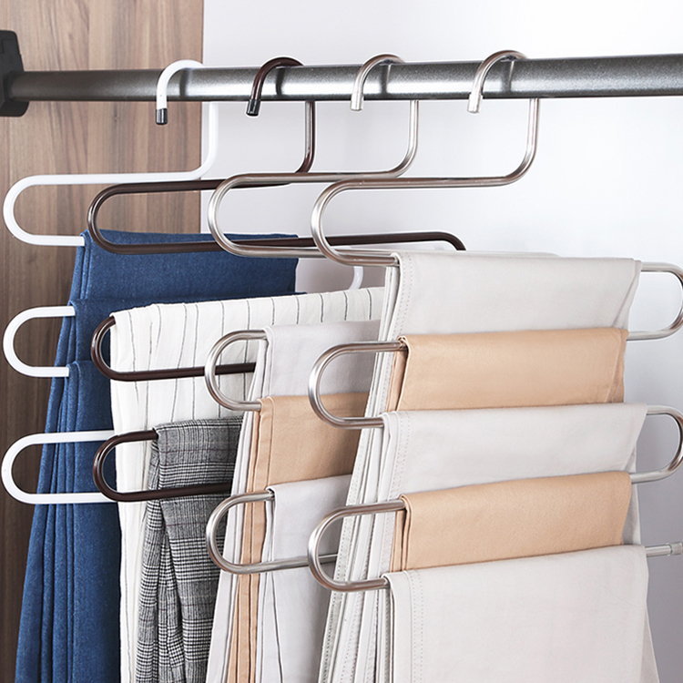 Perchas para pantalones de armario