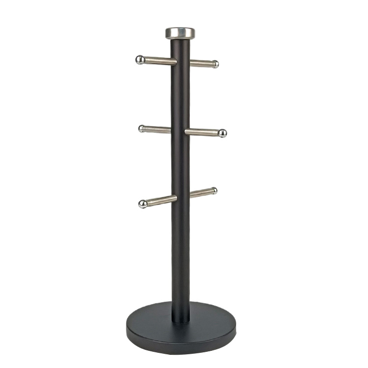 6 ganchos para tazas y tazas de café, árbol, vajilla, soporte para tazas de té, torre para mostrador de café, Bar y comedor en casa