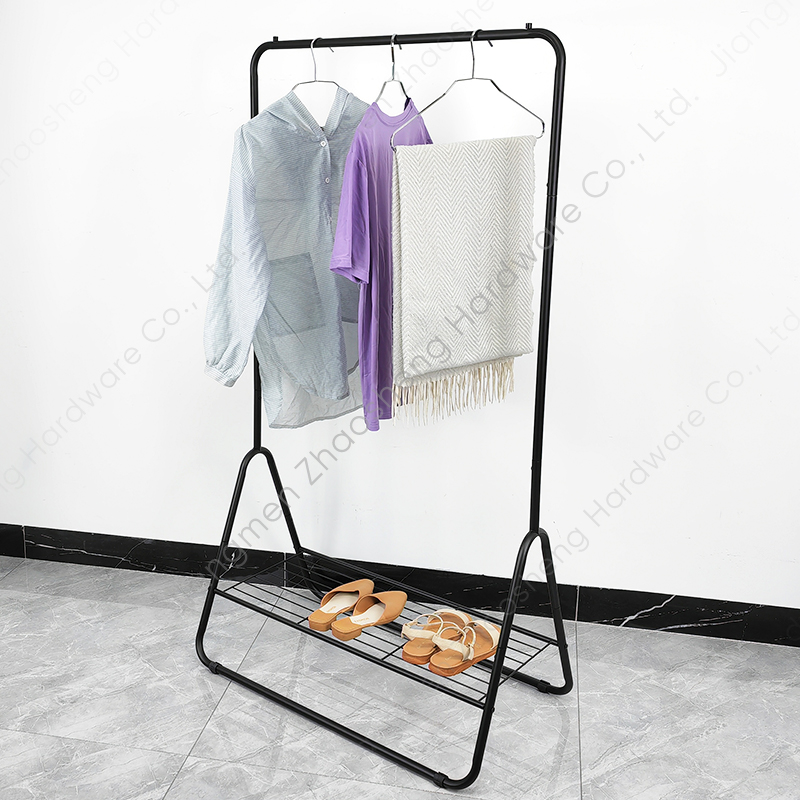 Zhaosheng Hardware - Perchero y Zapatero de pie, riel para Ropa de Metal, perchero para exhibición de Ropa, Perchero para Ropa