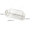 Zhaosheng - Cesta de almacenamiento colgante de acero inoxidable para baño, estante esquinero, paquete de 2, carrito de ducha adhesivo