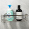 Zhaosheng - Cesta de almacenamiento colgante de acero inoxidable para baño, estante esquinero, paquete de 2, carrito de ducha adhesivo