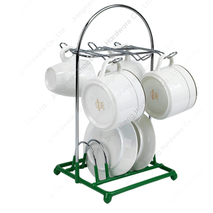 Zhaosheng Hardware - Soporte para tazas de té y café, soporte para exhibición de tazas, organizador de platos, estante para tazas