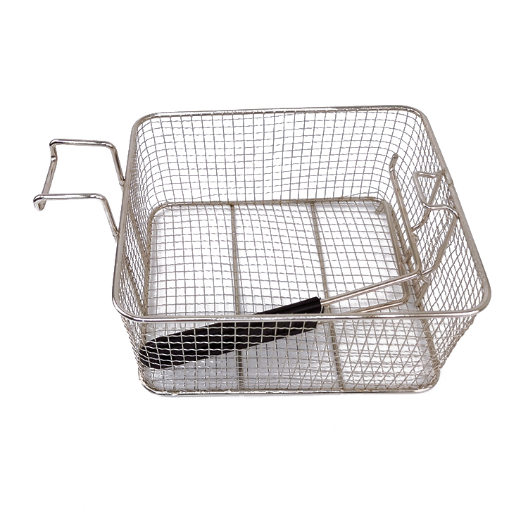 Zhaosheng Hardware - Cesta para freidora de acero inoxidable con mango plegable