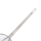Zhaosheng Hardware - Espumadera para freír redonda de 6 pulgadas, mango largo, cucharón para freidora de acero inoxidable, espumadera para freír francesa