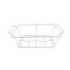 Zhaosheng Hardware - Bandeja de papel de vapor de tamaño completo, bandeja de agua, rejilla para frotar, buffet, fiesta, servir comida, soporte para platos para frotar