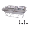 Zhaosheng Hardware - Hotel Restaurante Catering Platos para servir Estantes de exhibición Buffet Conjunto de calentador de alimentos Estante para frotar