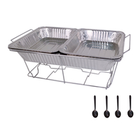 Zhaosheng Hardware - Hotel Restaurante Catering Platos para servir Estantes de exhibición Buffet Conjunto de calentador de alimentos Estante para frotar