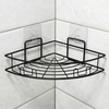 Zhaosheng - Estante de baño montado en la pared, organizador de almacenamiento de cocina, estante adhesivo para ducha de esquina, estante de baño