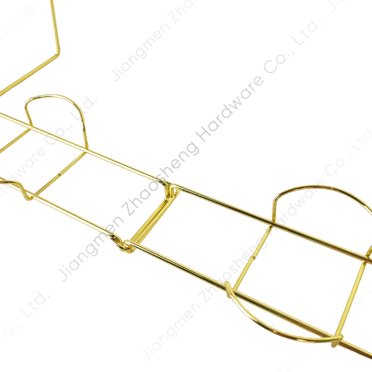 Zhaosheng Hardware - Estante plegable desechable para platos de frotamiento, chapado en oro, para buffet, tamaño completo, soporte para calentador