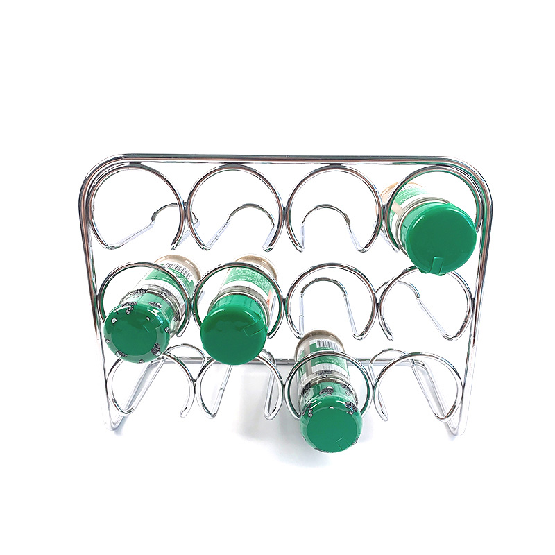 Zhaosheng Hardware - Soportes de almacenamiento de especias de metal para cocina, estante de especias de 3 niveles