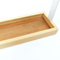 Zhaosheng - Estante de baño Blanco Organizador Estantes de Almacenamiento de Acero Soporte de secador de Pelo de bambú