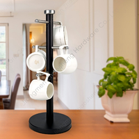 Zhaosheng Hardware - Soporte para tazas de café, soporte para tazas, organizador para tazas de té con 6 ganchos