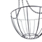 Zhaosheng Hardware - Cesta colgante decorativa de fibra de coco de 14.0 in para patio y jardín, macetero colgante con forro de fibra de coco negro