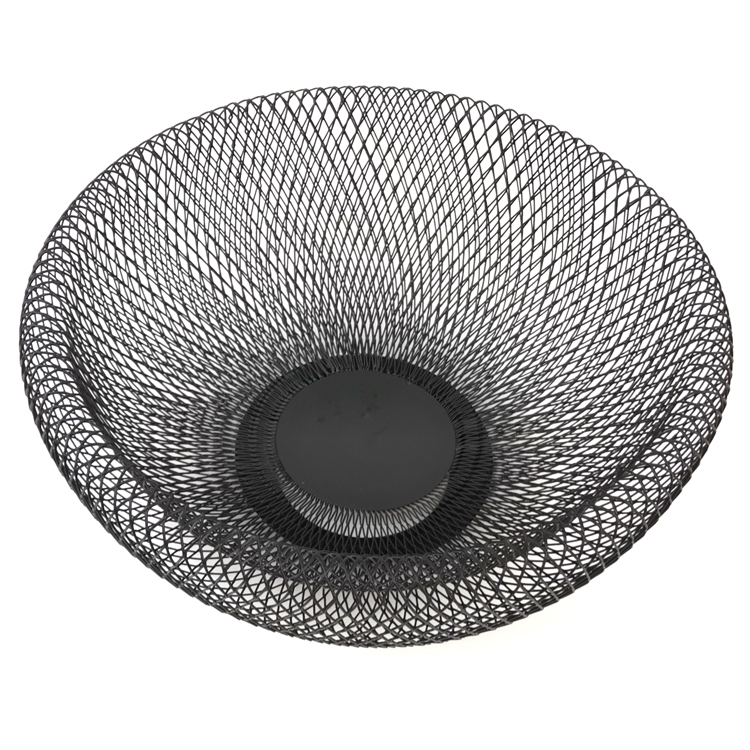 Zhaosheng Hardware - Cesta de almacenamiento de metal de acero para decoración del hogar Cestas de frutas de alambre redondo