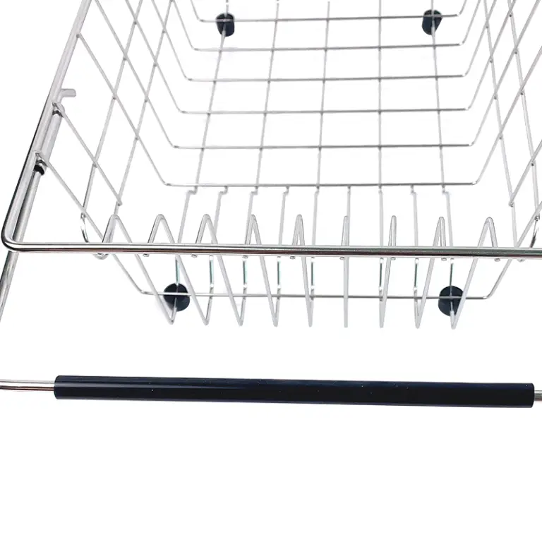 Zhaosheng Hardware - Cesta para fregadero de cocina sobre fregadero, estante para platos expandible