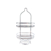 Zhaosheng - Carrito de Ducha sin Perforaciones, Cesta de Metal Colgante, Estante de baño, Carrito de Ducha con Ganchos