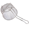Zhaosheng Hardware - Cesta para freír de malla de alambre de 9,5 pulgadas, cesta redonda para freír, cesta para freír al vapor de acero inoxidable