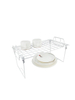 Zhaosheng Hardware - Estante plegable de metal para organización de despensa de cocina, estante de almacenamiento apilable