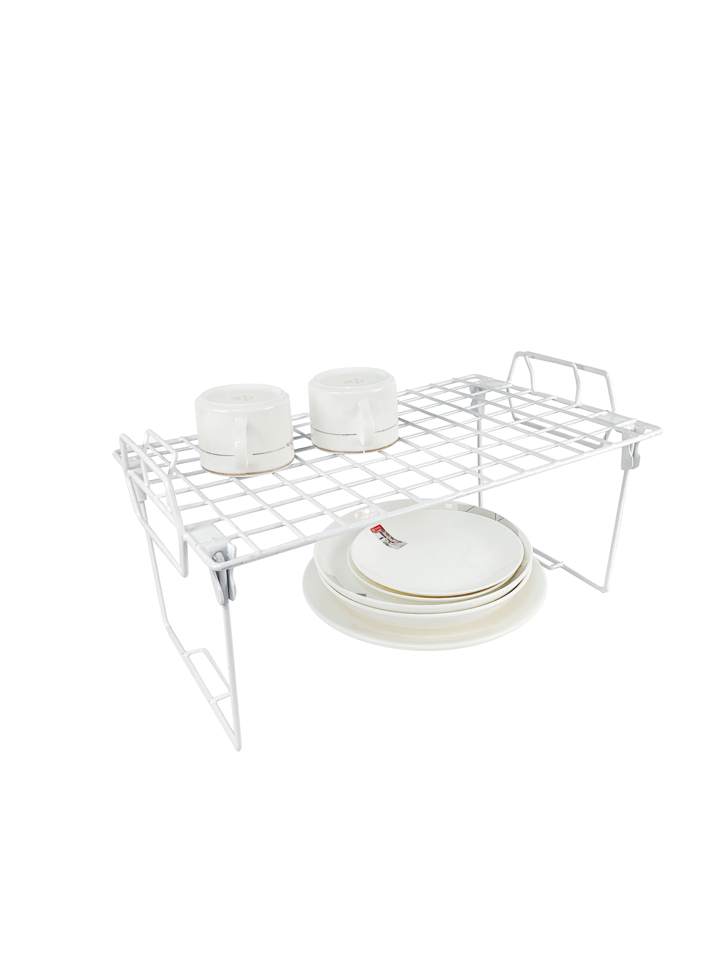 Zhaosheng Hardware - Estante plegable de metal para organización de despensa de cocina, estante de almacenamiento apilable