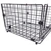 Zhaosheng Hardware - Cesta de almacenamiento plegable de metal, organizador de despensa para el baño del hogar