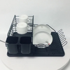 Zhaosheng Hardware - Escurreplatos de 2 niveles, color negro