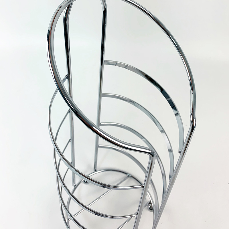 Zhaosheng - Soporte para pañuelos Soporte para almacenamiento de rollos de papel higiénico de metal