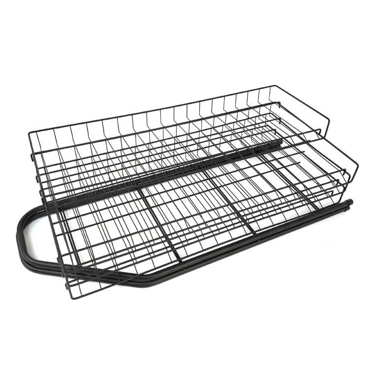Zhaosheng Hardware - Estante organizador de zapatos de metal negro, estante para zapatos de 4 niveles para entradas