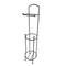 Zhaosheng - Soporte para papel higiénico, estante de metal, soporte para rollo de papel higiénico, dispensador de papel higiénico