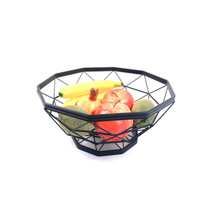 Zhaosheng Hardware - Frutero moderno y sencillo con cesta de almacenamiento de frutas negras