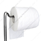 Zhaosheng Hardware - Portarrollos de papel higiénico independiente, dispensador de papel higiénico, alambre de metal, niquelado negro