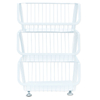 Zhaosheng Hardware - Cesta de almacenamiento de metal de 4 niveles para frutas y verduras