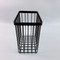 Zhaosheng Hardware - Cesta de almacenamiento de alambre Bakset de metal negro para almacenamiento de cocina y baño