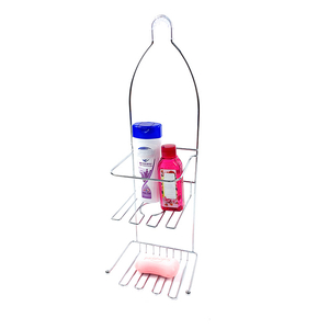 Zhaosheng - Cesta para carrito de ducha, organizador de accesorios de baño, estantes de almacenamiento, estante colgante para carrito de ducha